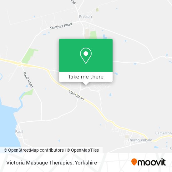 Victoria Massage Therapies map