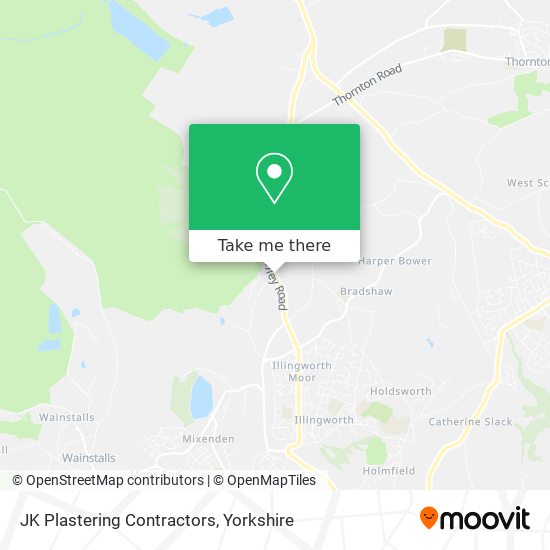 JK Plastering Contractors map