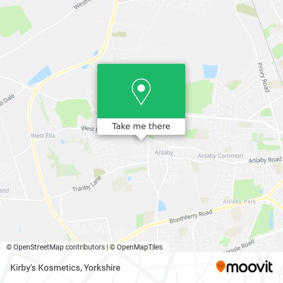 Kirby's Kosmetics map