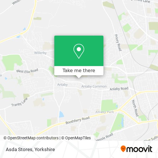 Asda Stores map