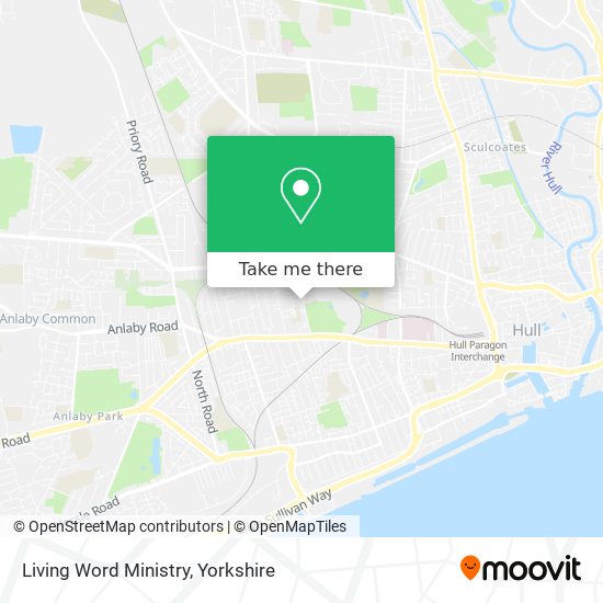 Living Word Ministry map