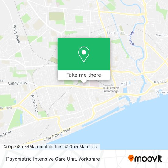 Psychiatric Intensive Care Unit map