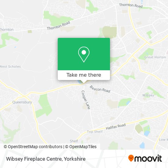 Wibsey Fireplace Centre map