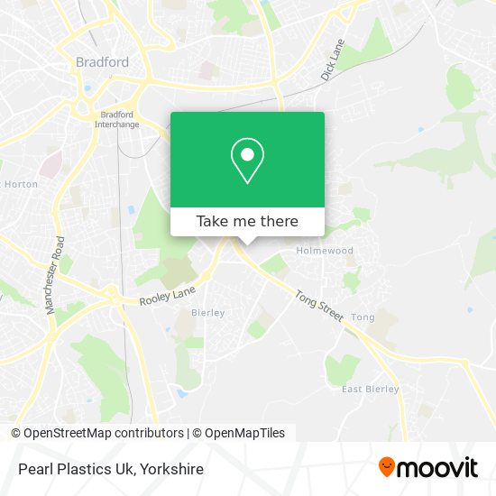 Pearl Plastics Uk map