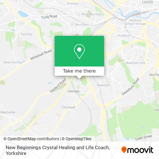 New Beginnings Crystal Healing and Life Coach map
