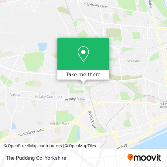 The Pudding Co map