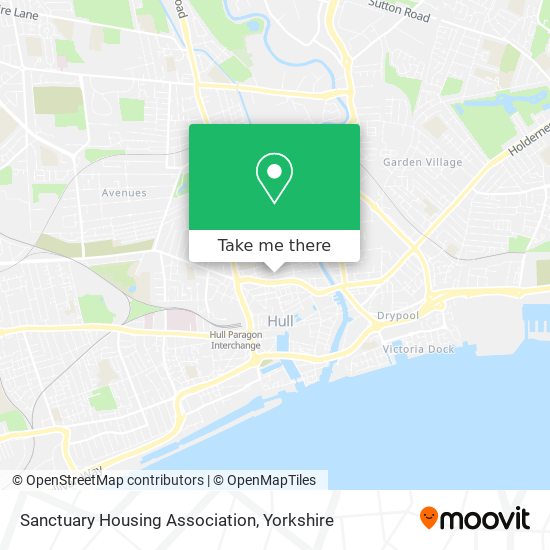 Sanctuary Housing Association map