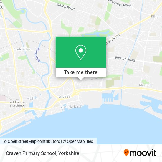 Craven Primary School map
