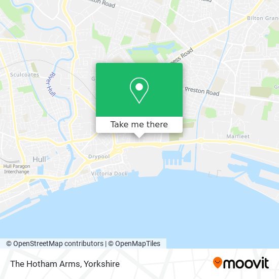 The Hotham Arms map