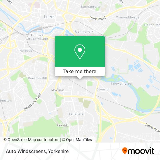 Auto Windscreens map