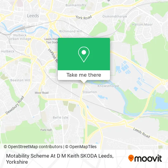 Motability Scheme At D M Keith SKODA Leeds map