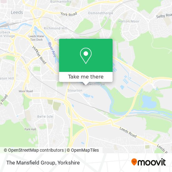 The Mansfield Group map