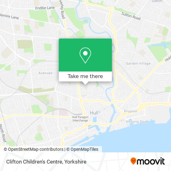 Clifton Children's Centre map