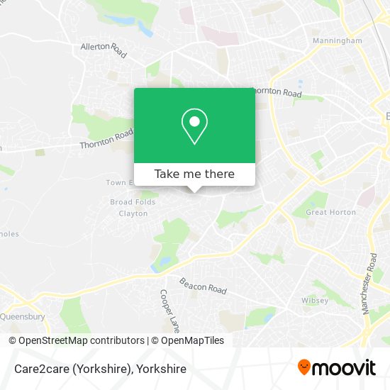 Care2care (Yorkshire) map