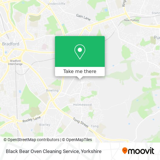 Black Bear Oven Cleaning Service map