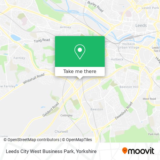 Leeds City West Business Park map