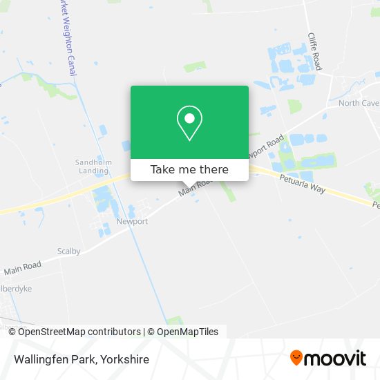 Wallingfen Park map