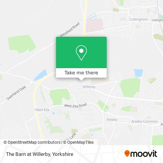 The Barn at Willerby map