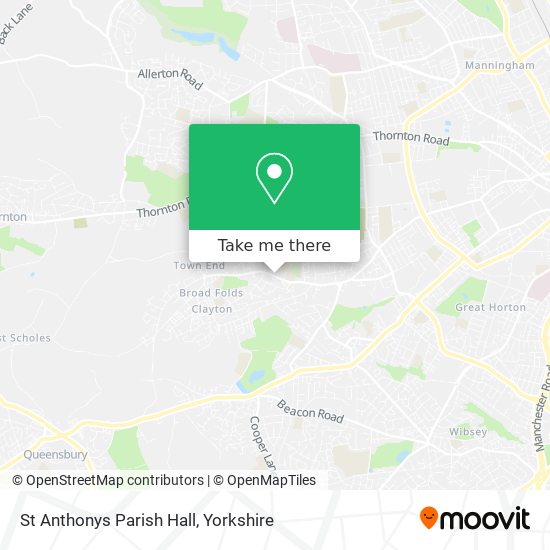 St Anthonys Parish Hall map