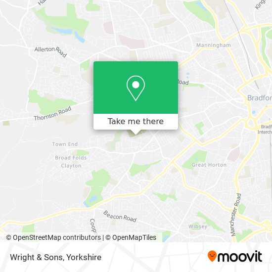 Wright & Sons map