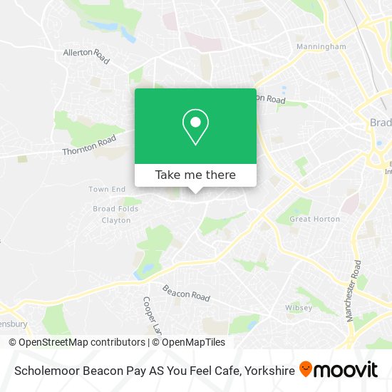 Scholemoor Beacon Pay AS You Feel Cafe map