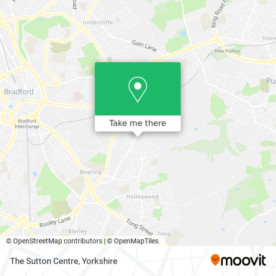 The Sutton Centre map