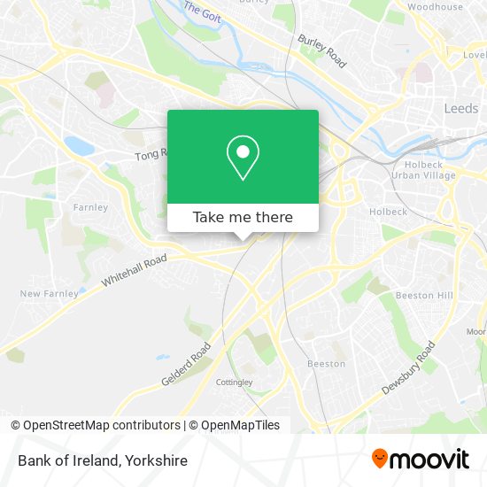 Bank of Ireland map