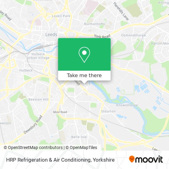HRP Refrigeration & Air Conditioning map