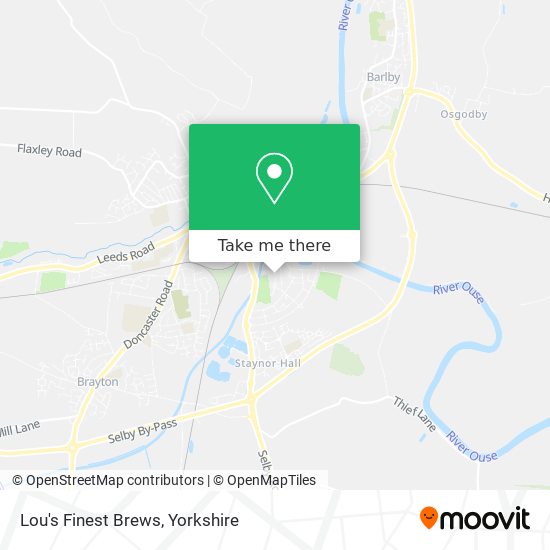 Lou's Finest Brews map