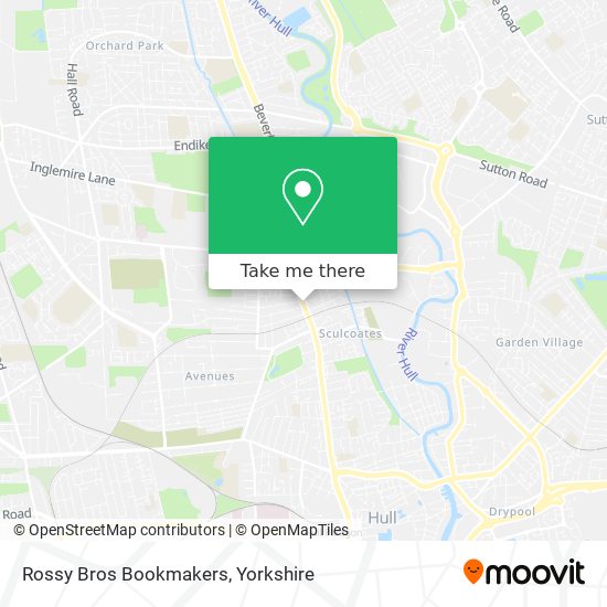 Rossy Bros Bookmakers map