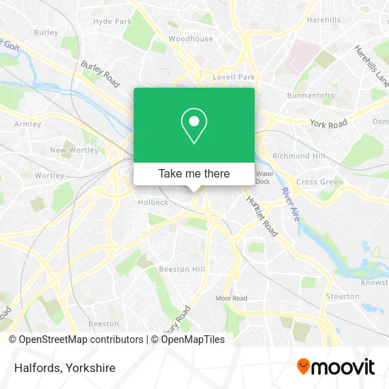 Halfords map