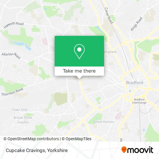 Cupcake Cravings map