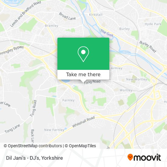 Dil Jani's - DJ's map