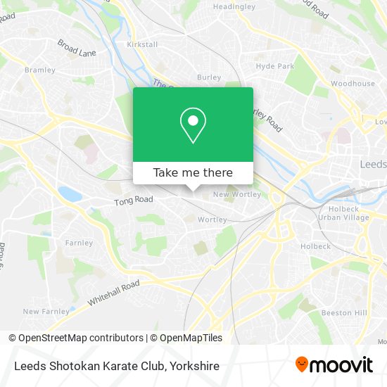 Leeds Shotokan Karate Club map