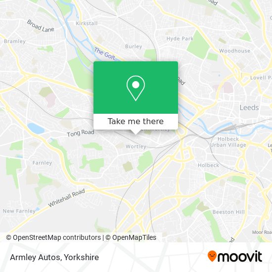 Armley Autos map