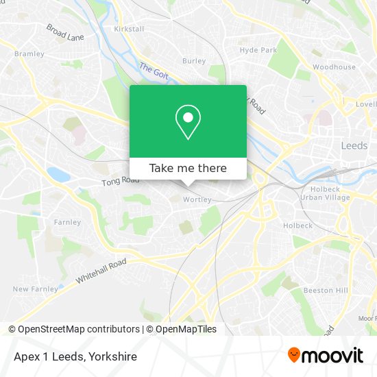 Apex 1 Leeds map