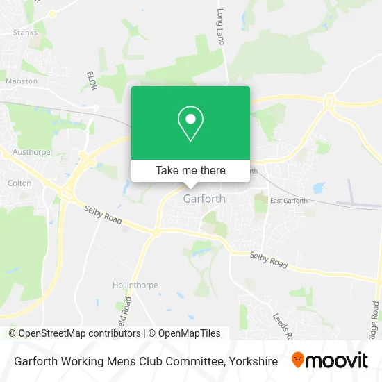 Garforth Working Mens Club Committee map