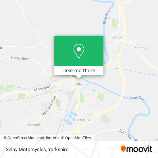 Selby Motorcycles map
