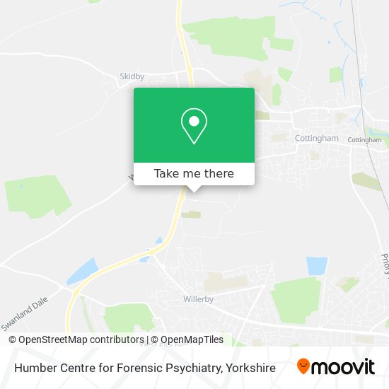 Humber Centre for Forensic Psychiatry map