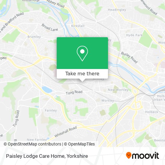 Paisley Lodge Care Home map