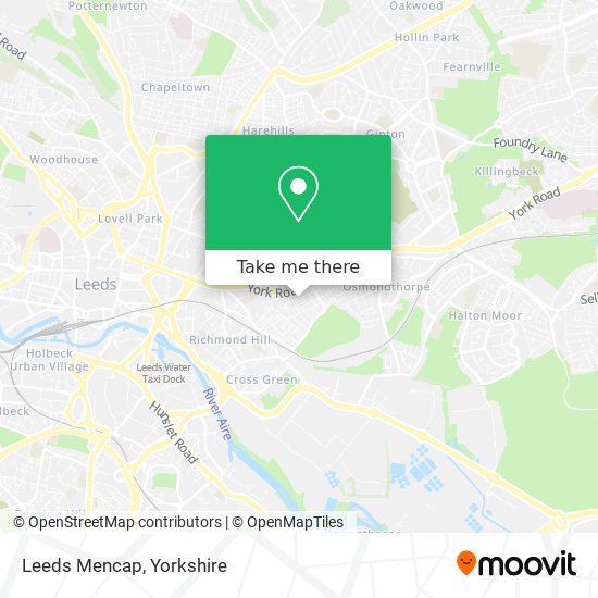 Leeds Mencap map