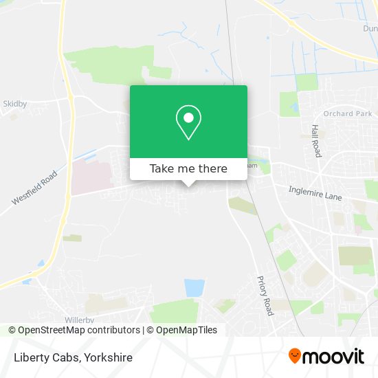 Liberty Cabs map