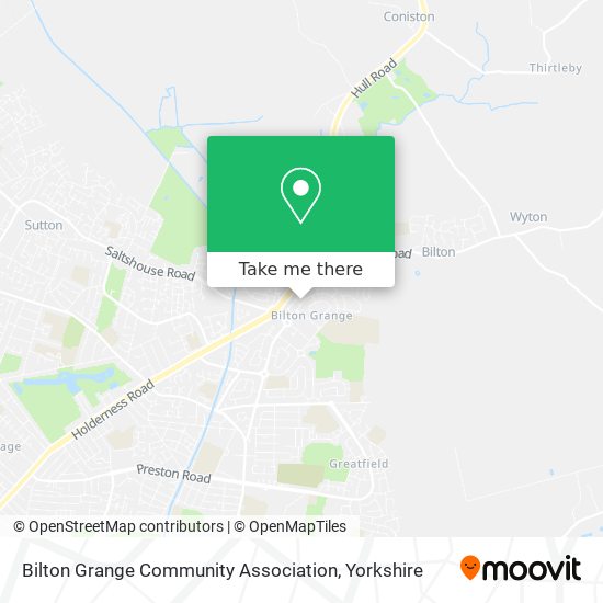 Bilton Grange Community Association map