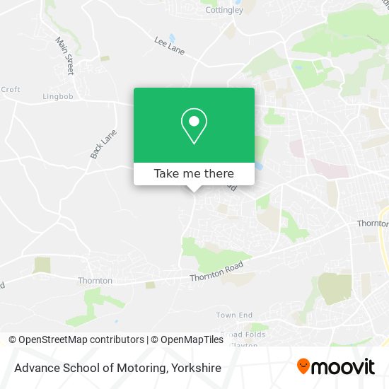 Advance School of Motoring map