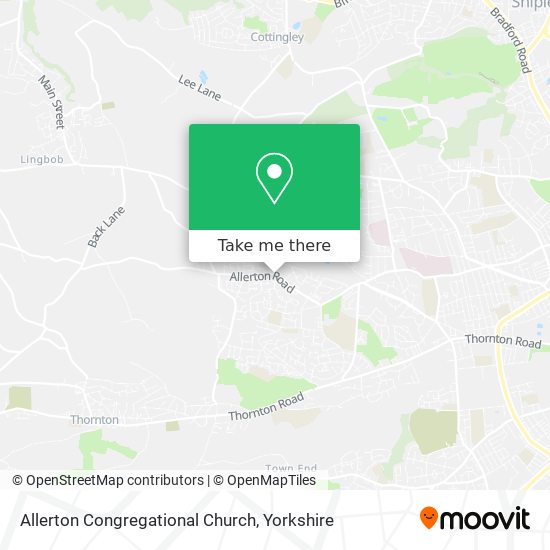 Allerton Congregational Church map