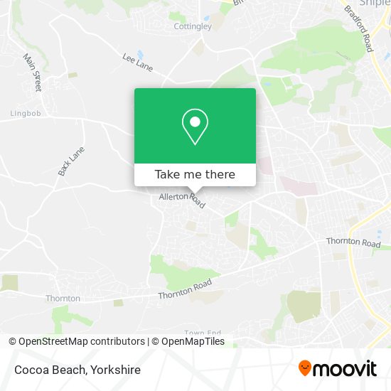 Cocoa Beach map