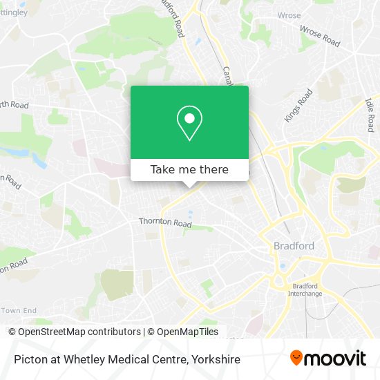 Picton at Whetley Medical Centre map