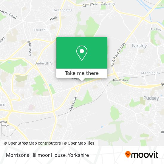 Morrisons Hillmoor House map