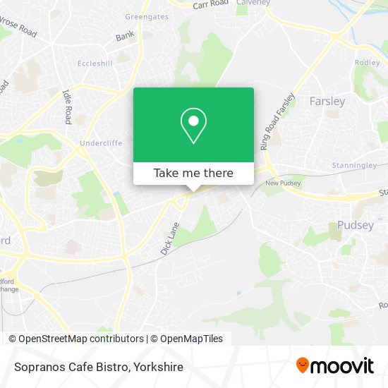 Sopranos Cafe Bistro map