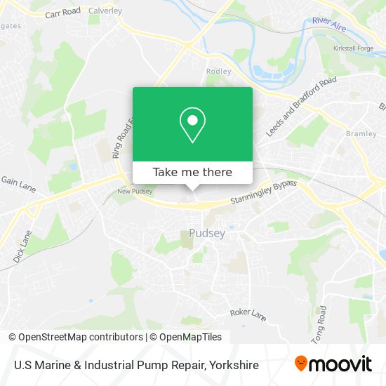 U.S Marine & Industrial Pump Repair map